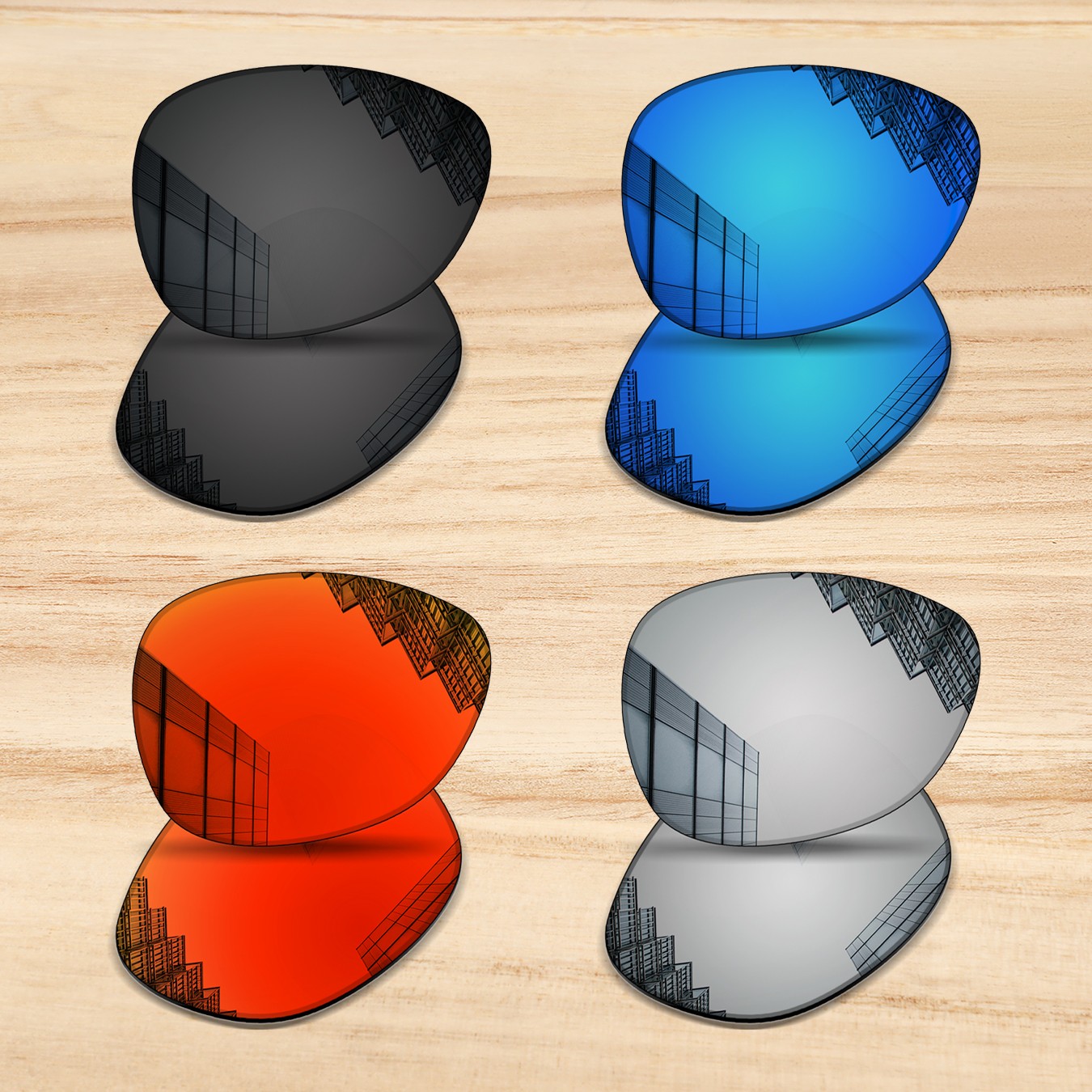 Replacement Lenses for Ray-Ban RB3509 66mm Sunglasses 100% POLARIZED
