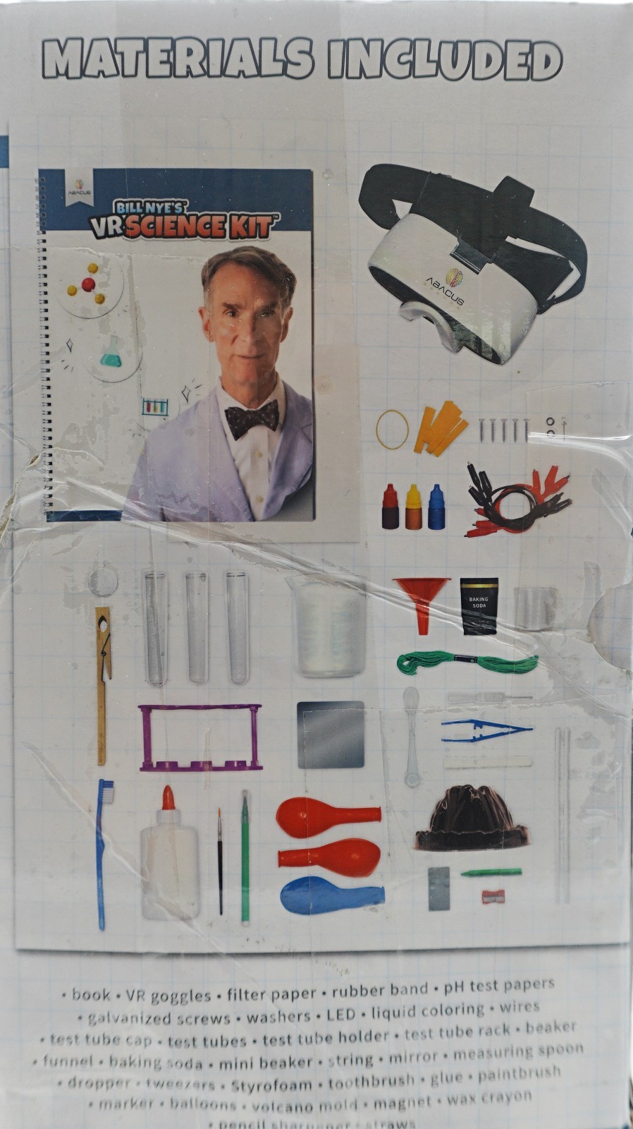 Abacus Bill Nye VR Science Kit Virtual Reality STEM Learning Set for Kids New