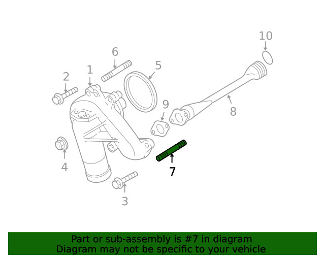 Genuine GM Water Pump Stud 11611145