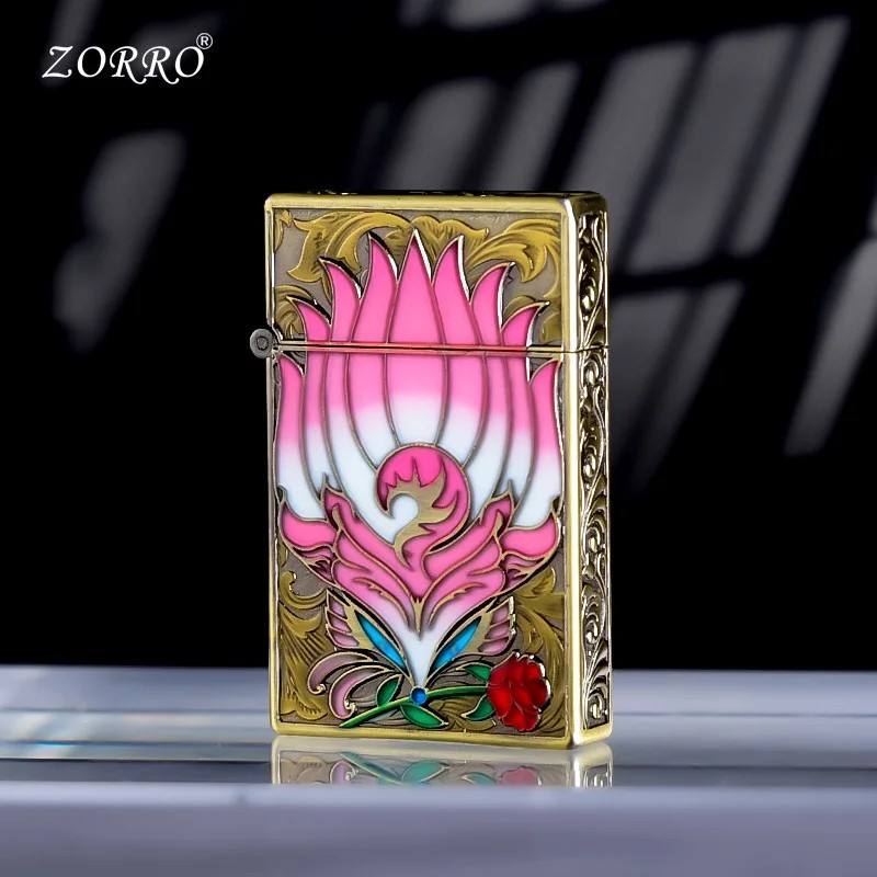 ZORRO Nine Tail Classic Lighter Kerosene 3D Engraving Lighter Windproof Men Gift