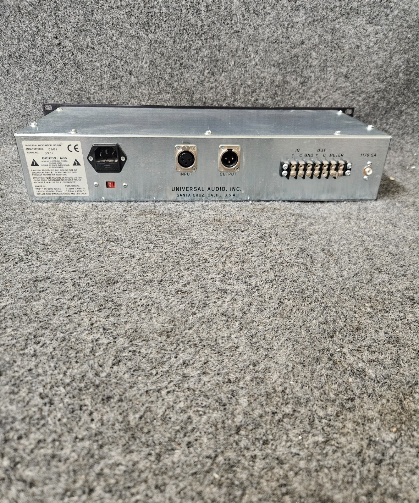Universal Audio 1176LN Classic Limiting Amplifier Dynamics Compressor