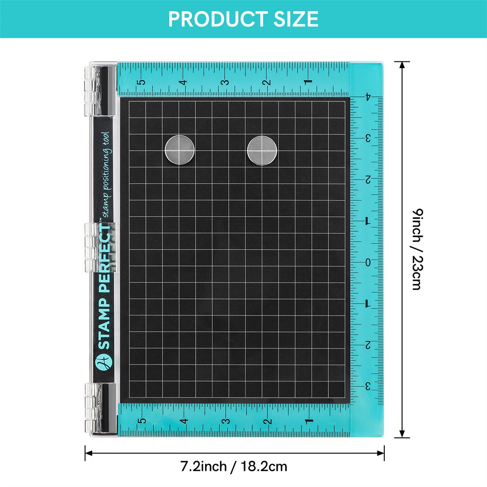 Stamping Tool Hinged Stamping Platform Stamp Positioner For Clear Stamps Craft
