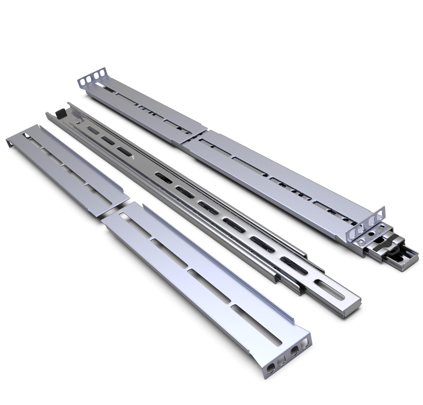 Rackmount Sliding Rails - Kit for 2U-8U Chassis 2U to 8U x 26” 40”