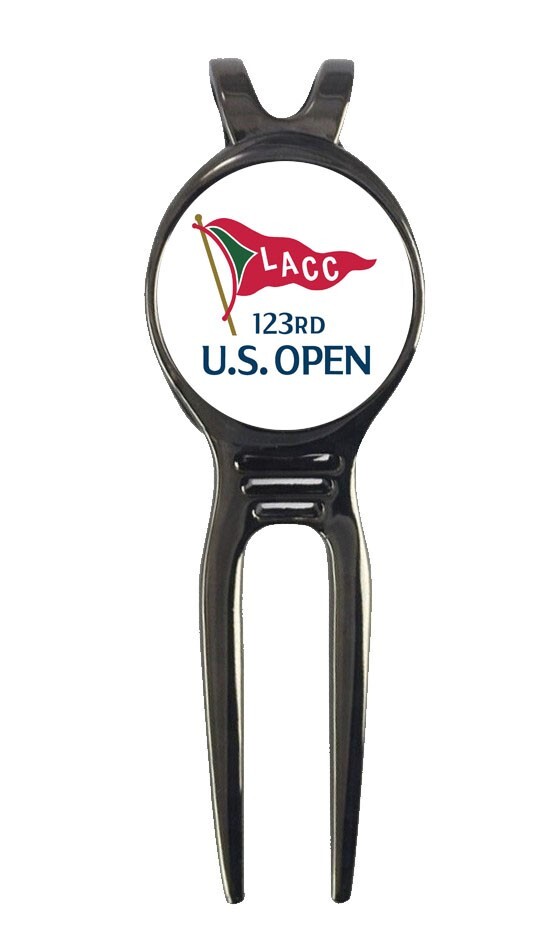 2023 US Open LA Country Club LACC Golf Ball Marker + Black Gunmetal Divot Tool
