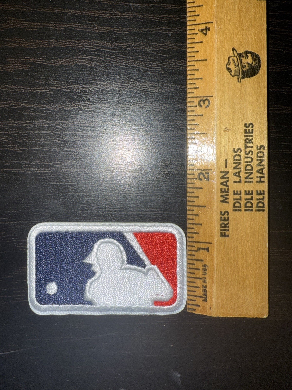 MLB Baseball Logo Embroidered Iron On Patch 2.25” X 1.25”