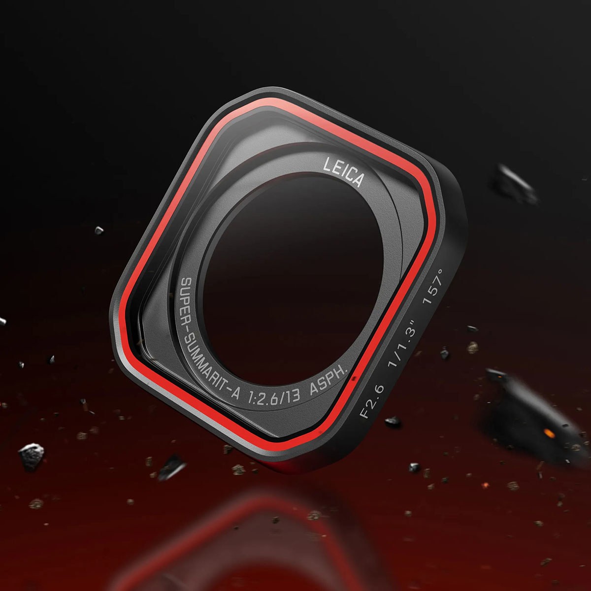 Insta360 Lens Guard for Ace Pro 2 Action Camera, Black/Red