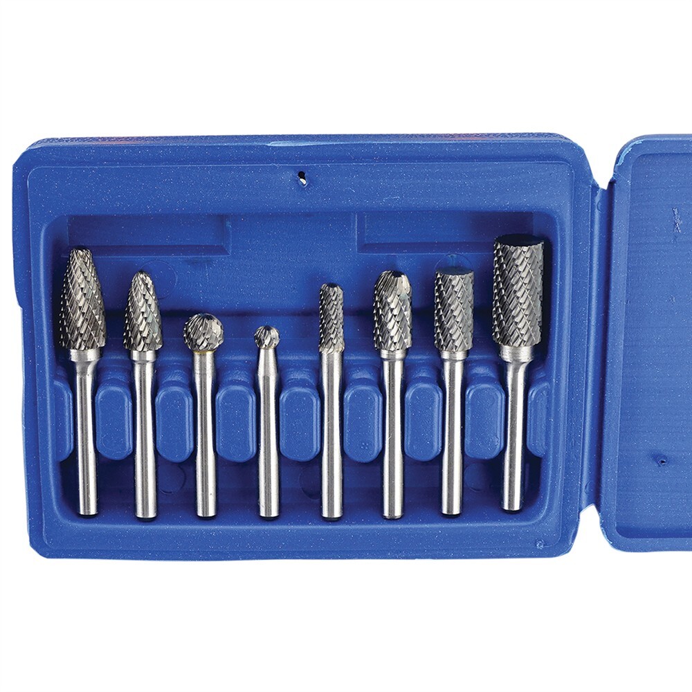 Astro Pneumatic 8-Pc Carbide Burr Set #AP-2181