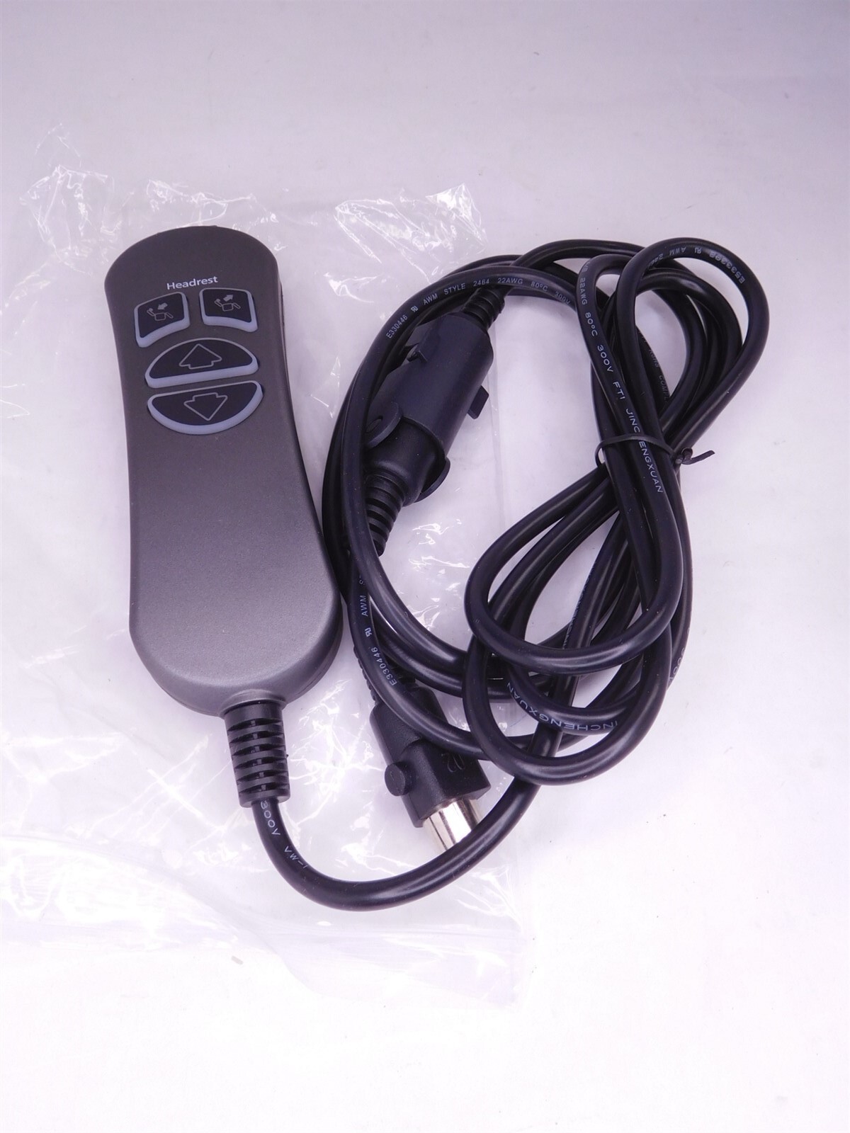 Mulin HC110-2M-1V02 Recliner Remote Hand Control 5-Pin 4 Button USB (012325)
