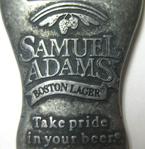 SAMUEL ADAMS BOSTON LAGER Take Pride in your Beer OPENER, Key Ring MASSACHUSETTS