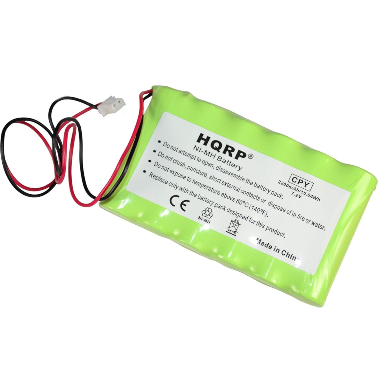 HQRP Battery for Ademco Honeywell LYNXR-EN, LYNXR-I, LYNXR-IE / LYNXRCHKIT-HC