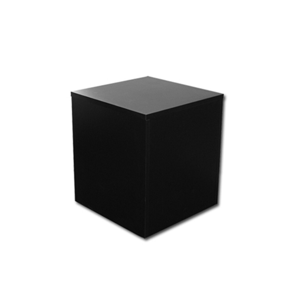 Black 18"x18" Knockdown Bases Pedestal Base Box Cube Display Fixture Retail