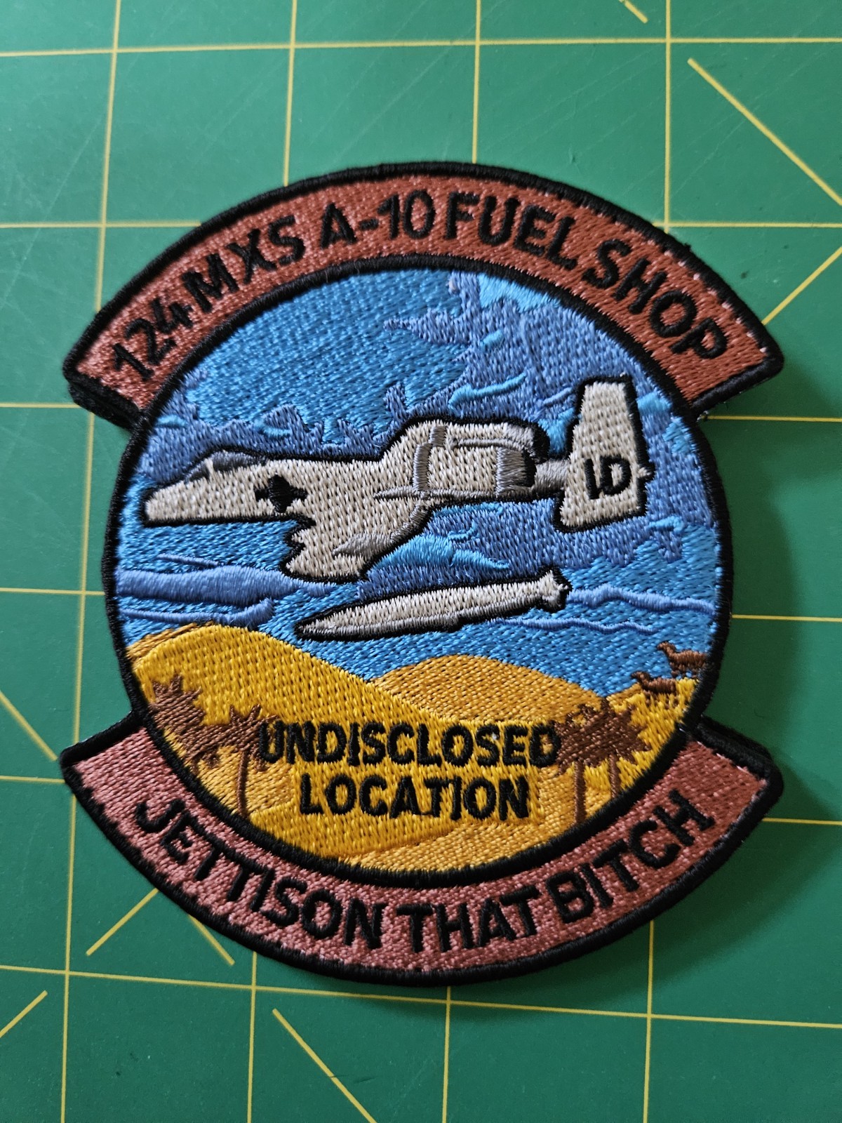 USAF 124 MXS A-10 Fuel Shop Patch Middle East UNDISCLOSED LOCATION Idaho ANG