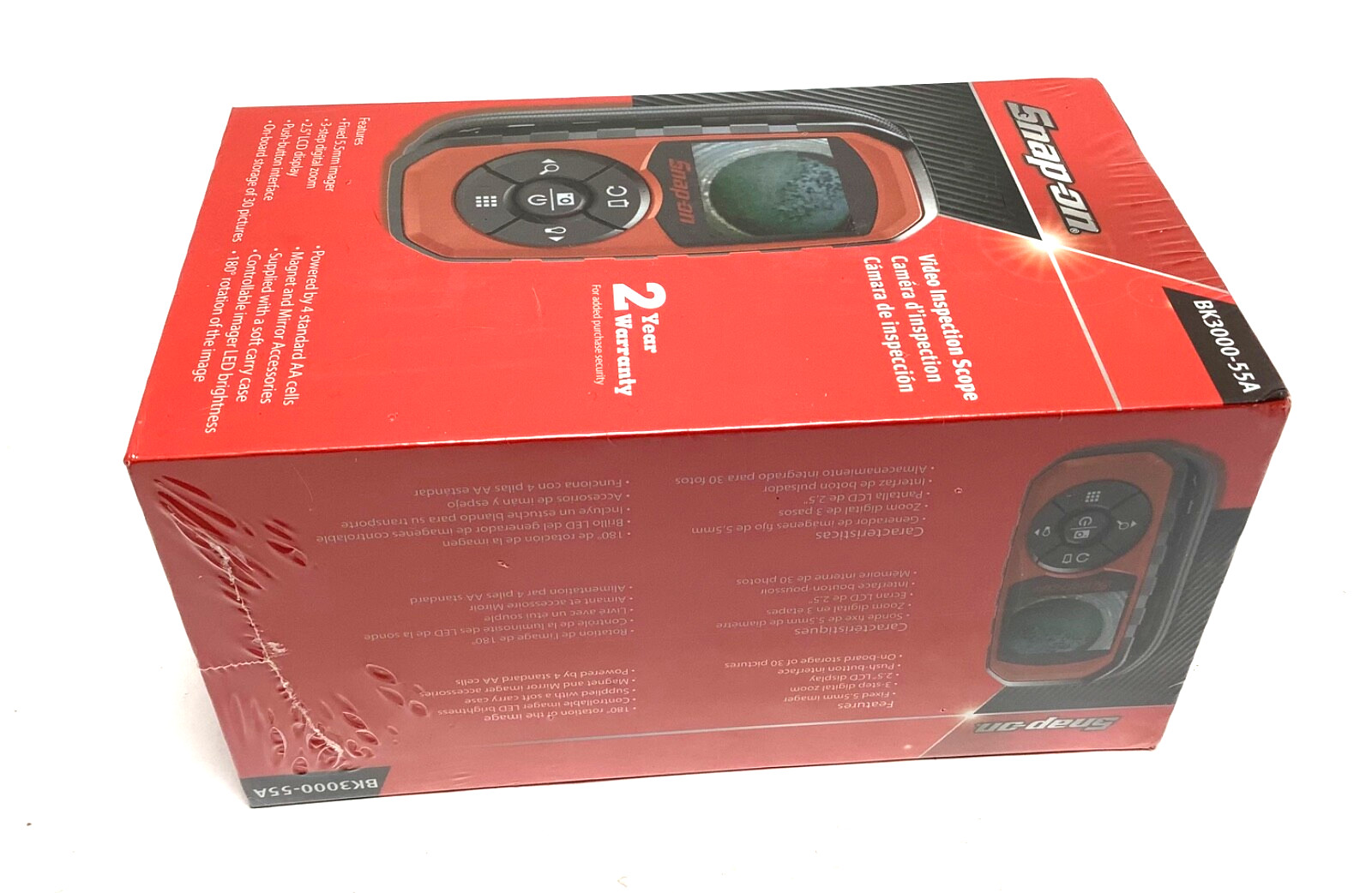 New Snap-on™ BK3000-55A Video Inspection Scope W/2.5” LCD Screen & Soft Case