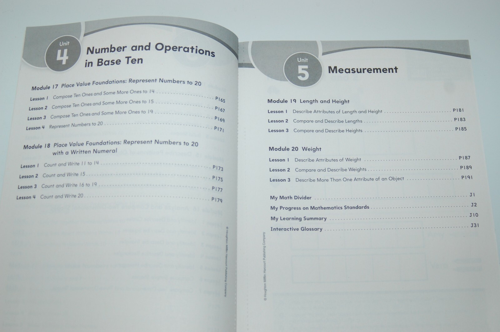 HMH into Math - Full Set Grade K Student Modules 1-20 plus Practice Journal