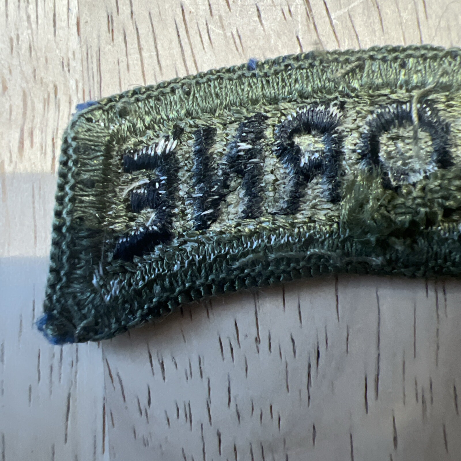 US Army Airborne Rocker Tab Green Patch