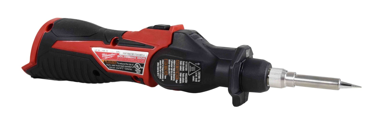 Milwaukee M12 Cordless Soldering Iron – 12V Battery Powered Soldering Tool