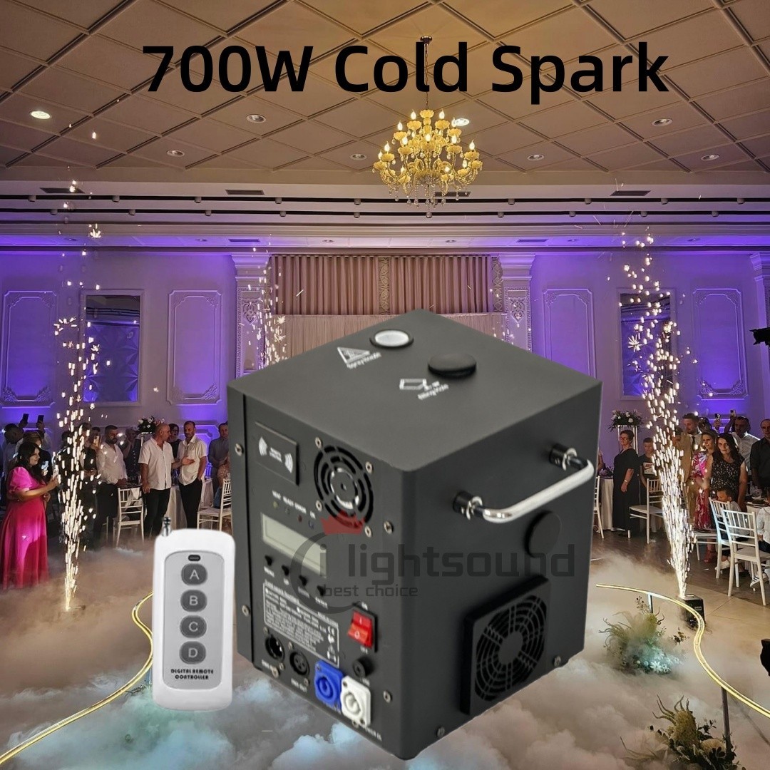 IR 700W Cold Spark Machine Stage Effect DMX Firework Machine Club Wedding Show