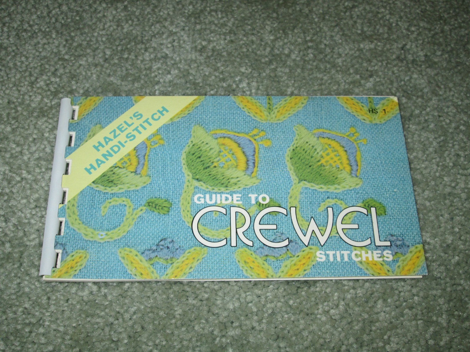 RARE HAZEL PEARSON "HAZEL'S HANDI-STITCH" GUIDE TO CREWEL STITCHES 1977