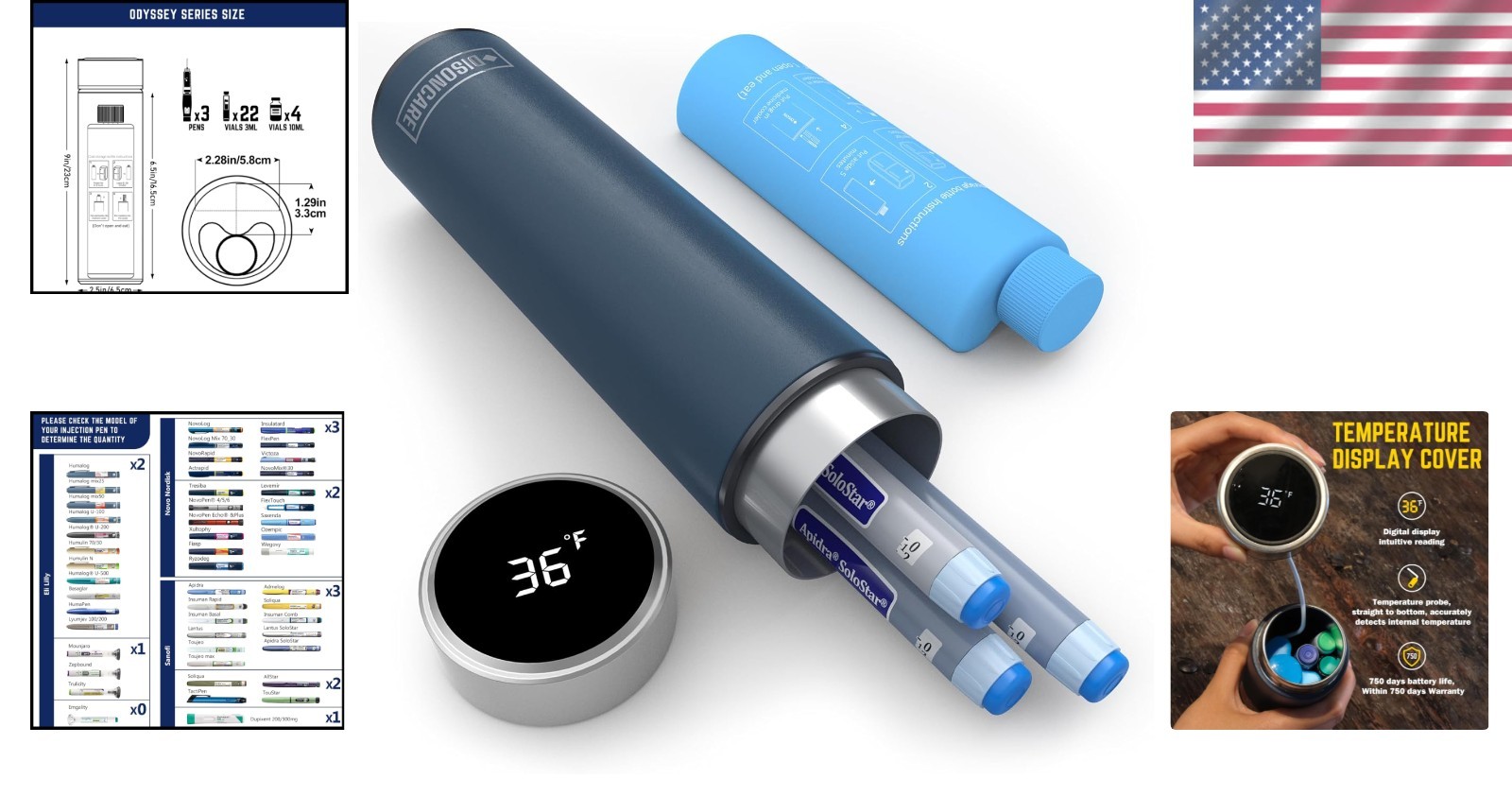 Medication Cooler for Travel - TSA Approved