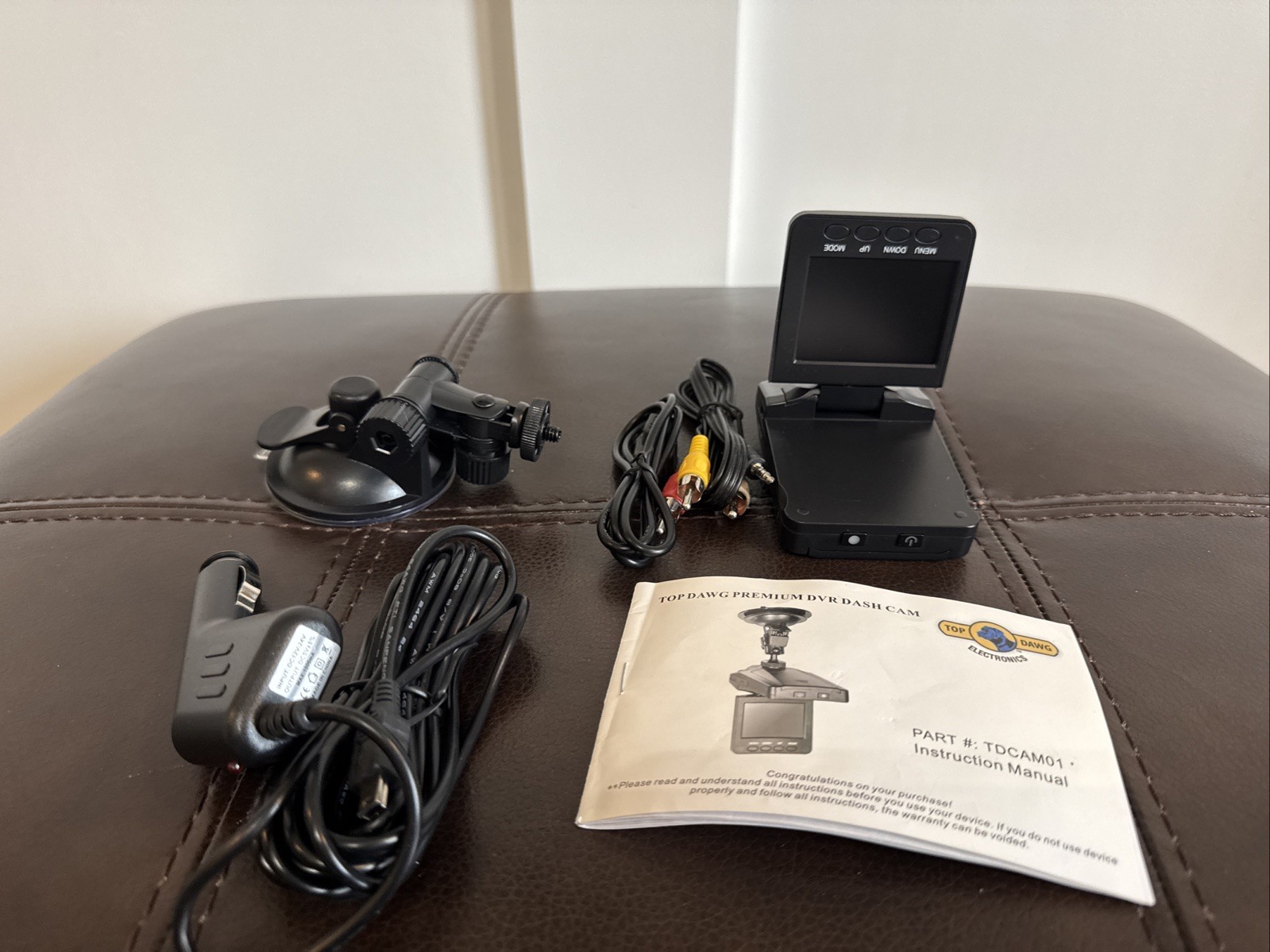 Top Dawg Electronics HD DVR Dash Cam (TDCAM01)