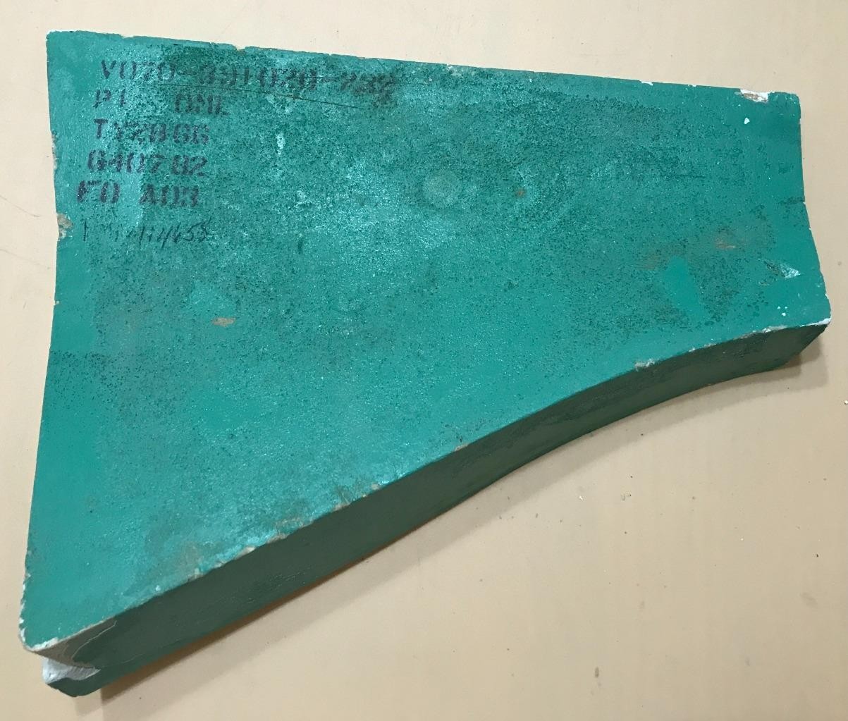 NASA Space Shuttle Fit Check Tile, Large & Very Unique Shape FWD Fuselage