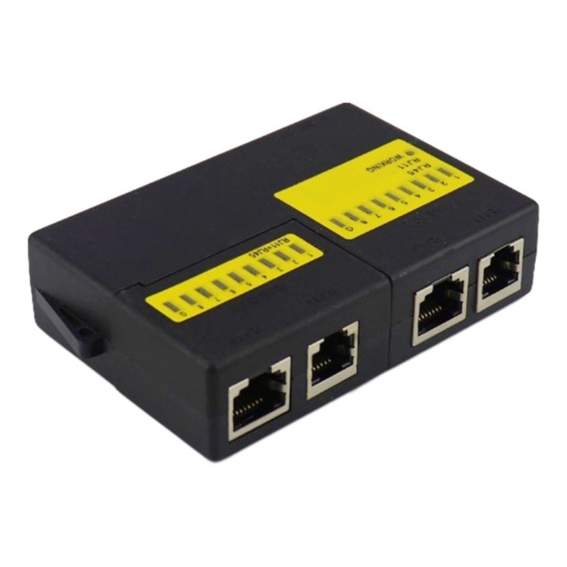 Lan Ethernet Test Rj45 Rj11 Cable Tester CAT5 Tester Repair Shielded