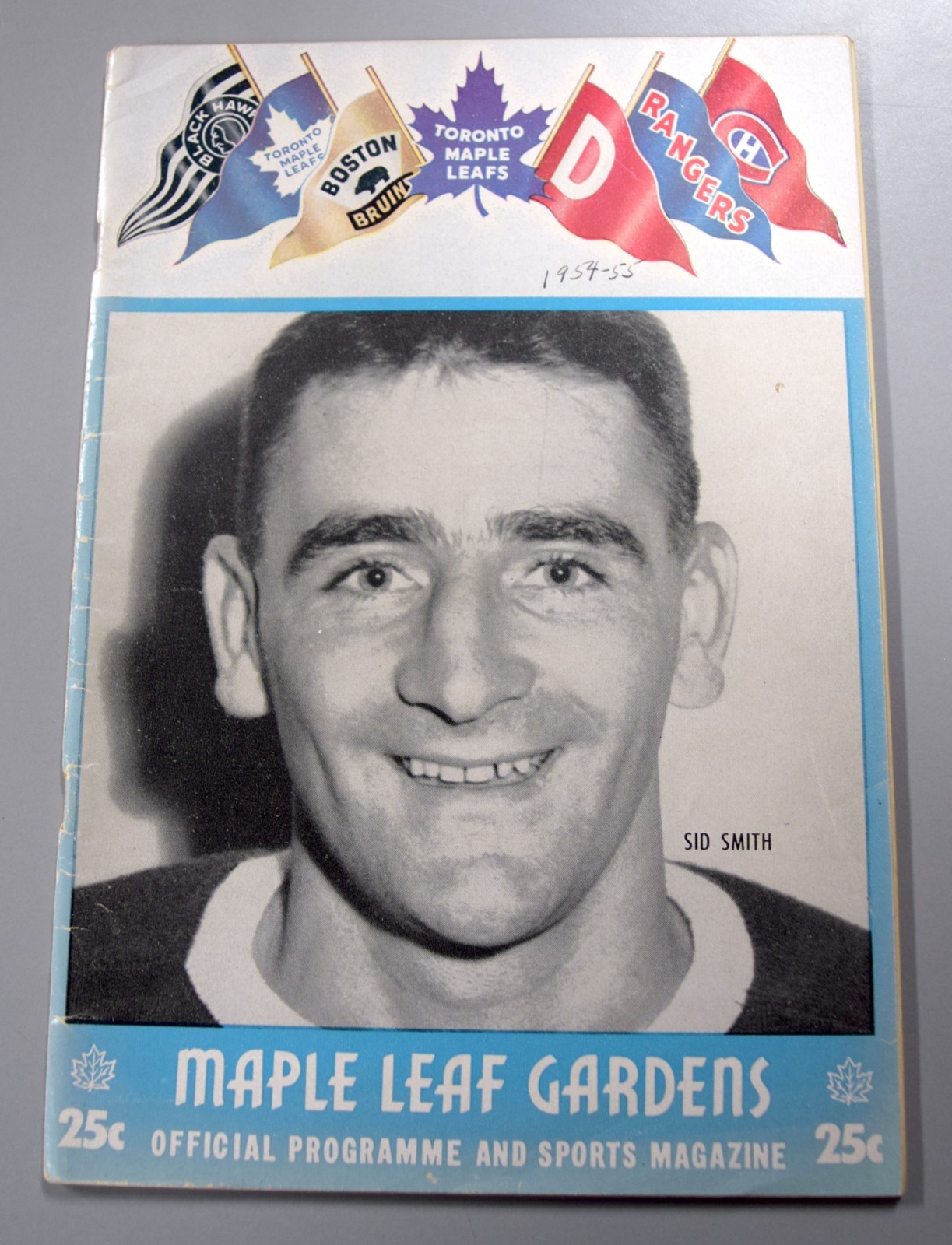 Toronto Maple Leafs Vs Detroit Red Wings March 26th 1955 Official Game Program