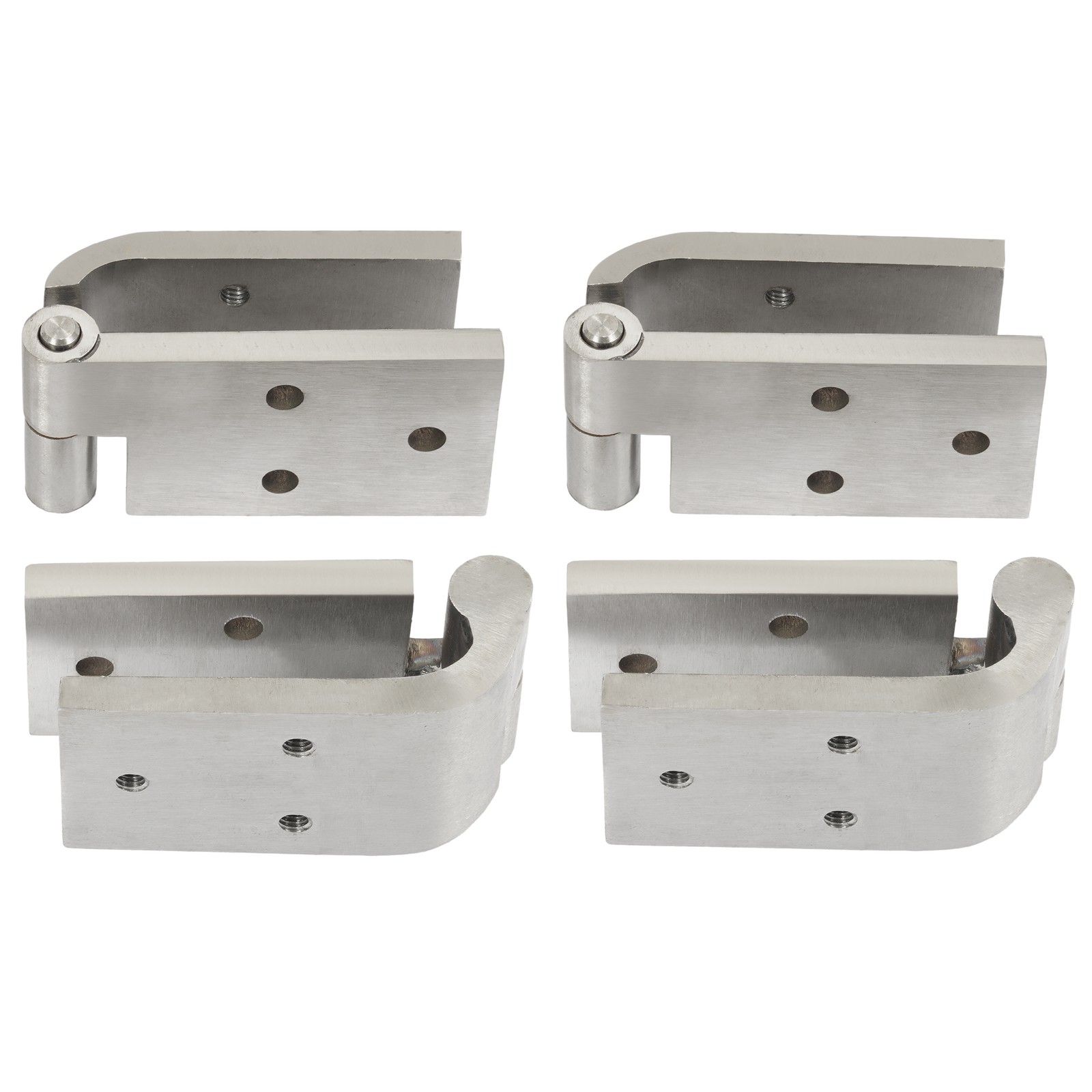 For 1966-1977 Early Ford Bronco Door Hinges Stainless Steel Left Right Screw-on