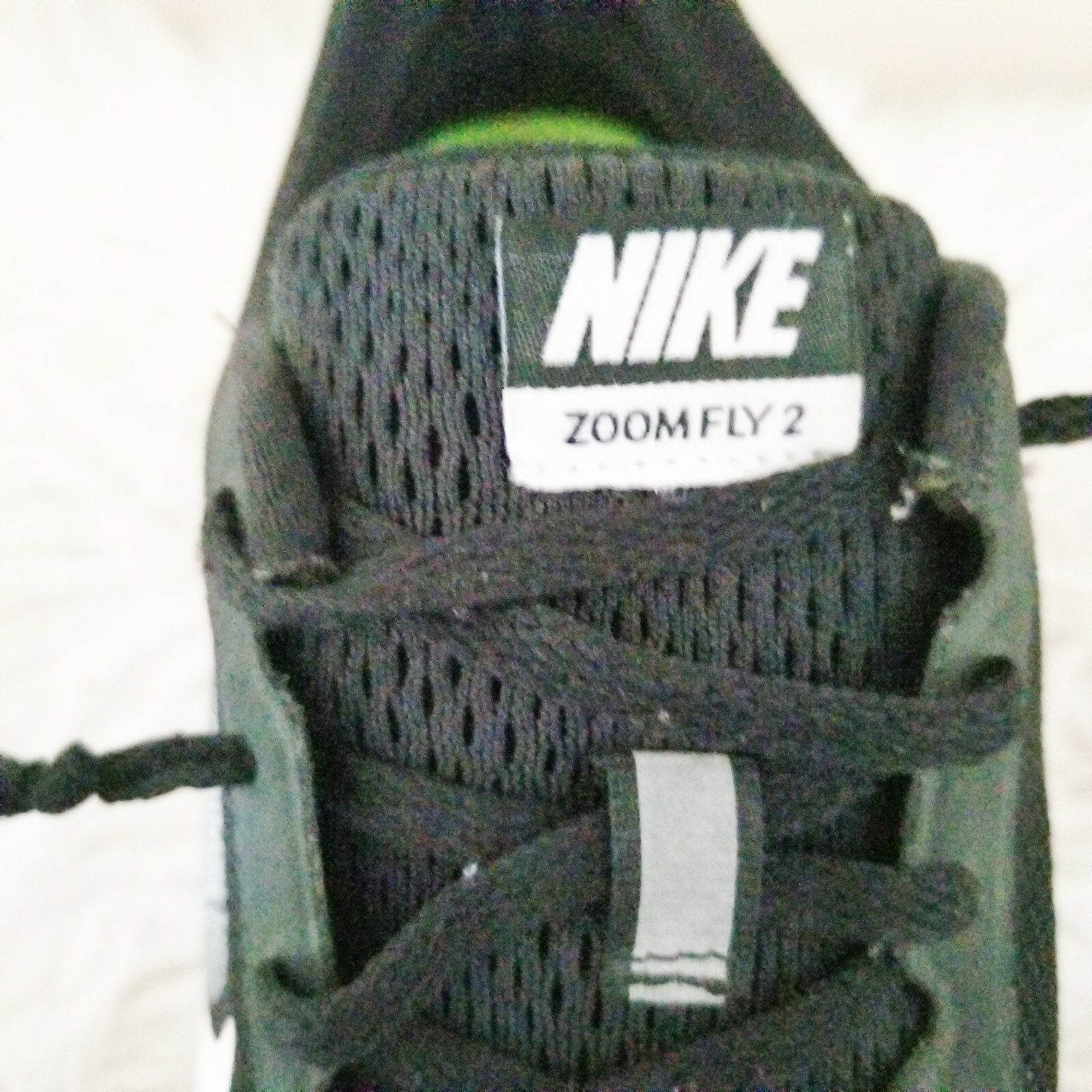 Nike Black And White Running sneakers zoom
