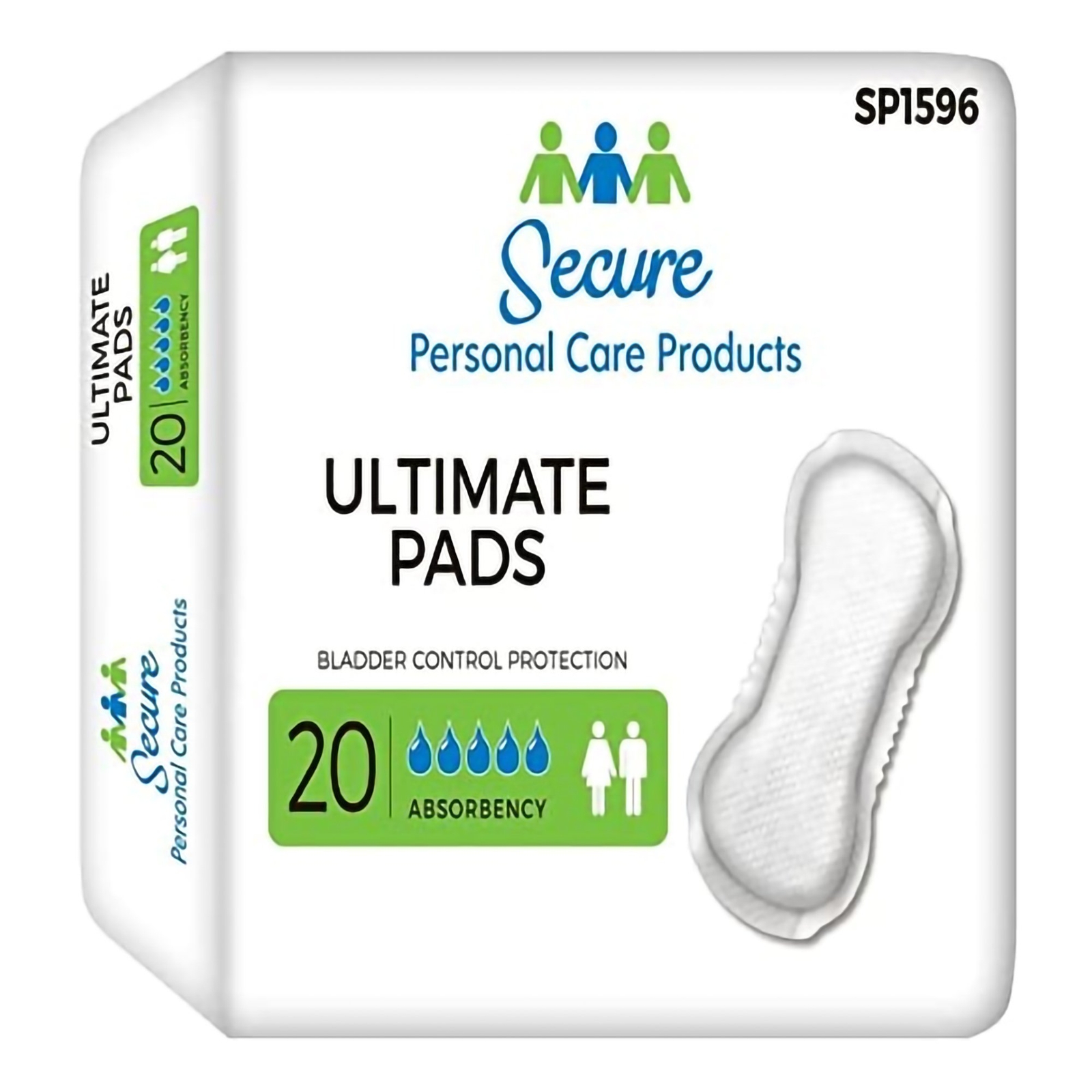 TotalDry Pads Ultimate, 16.5" Long Pack(age) of 20