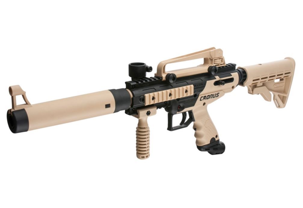 Tippmann Cronus Tactical Paintball Gun - Black / Tan
