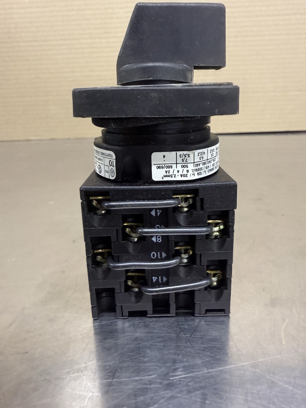 Klockner Moeller T0-4-15602/E Rotary Selector Switch 10 Position