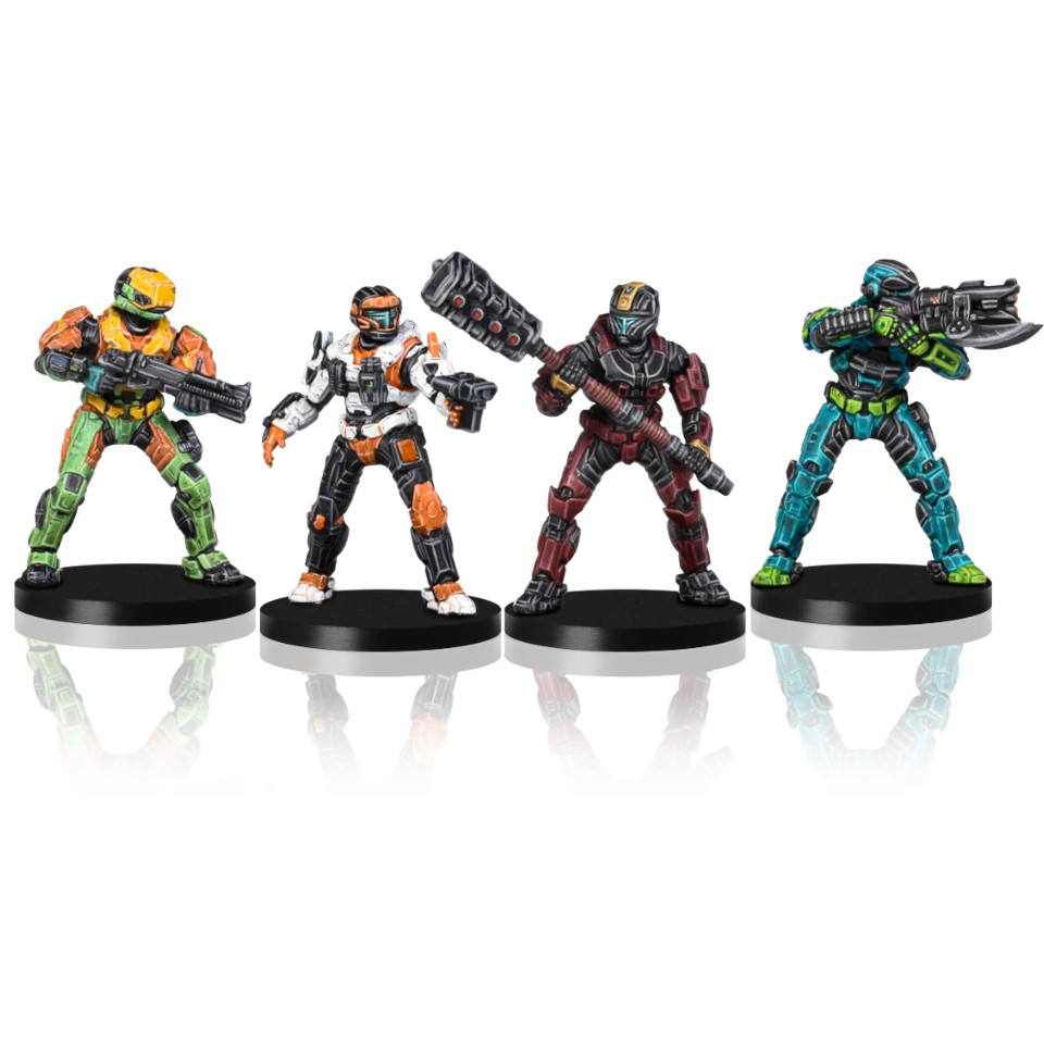 Halo Flashpoint UNSC Fireteam Cerberus MGHAU301 Mantic Games