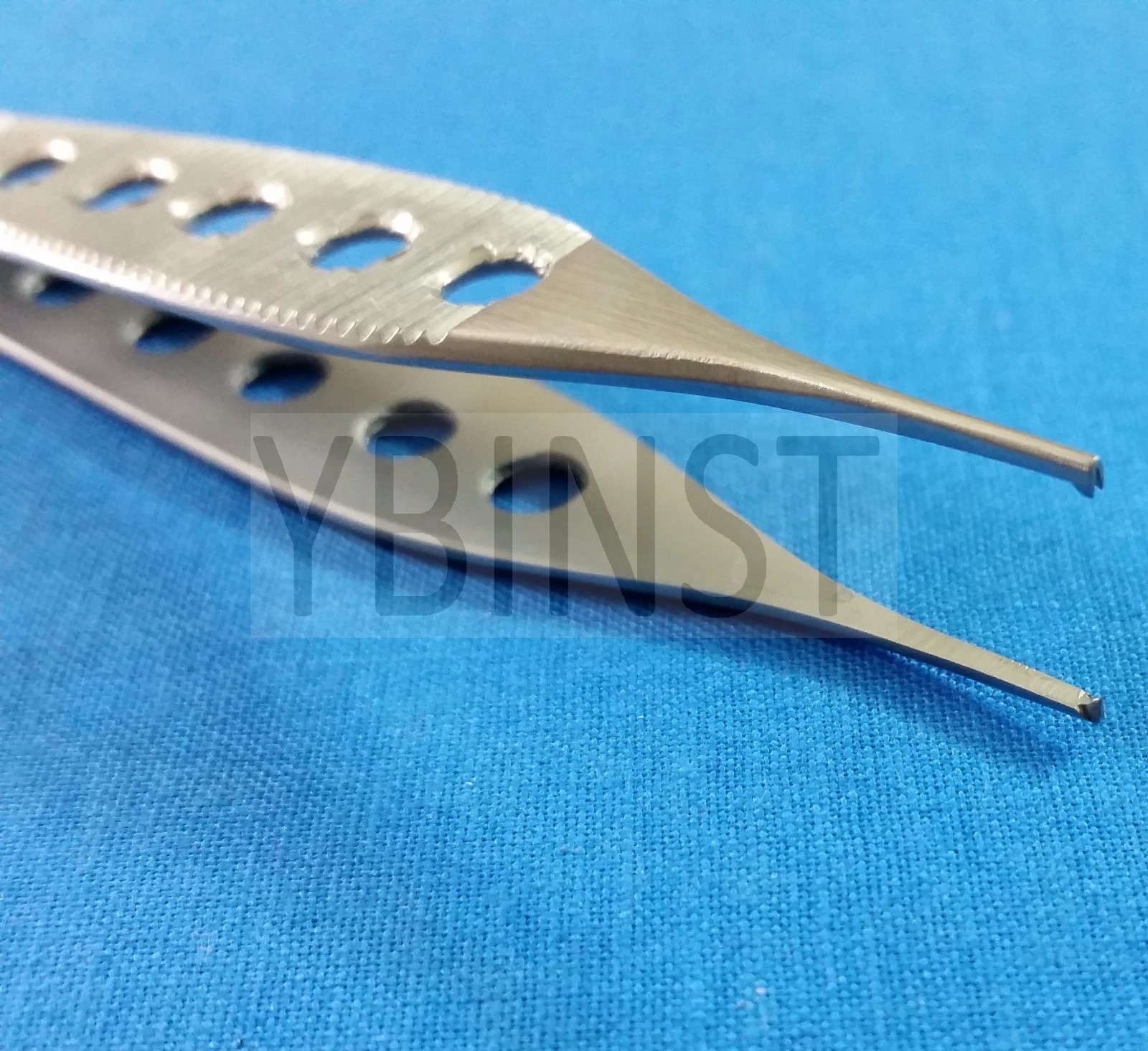3 PCS ADSON MICRO TISSUE PLASTIC SURGERY FORCEPS 1X2 TEETH W/ FENESTRATED HANDLE