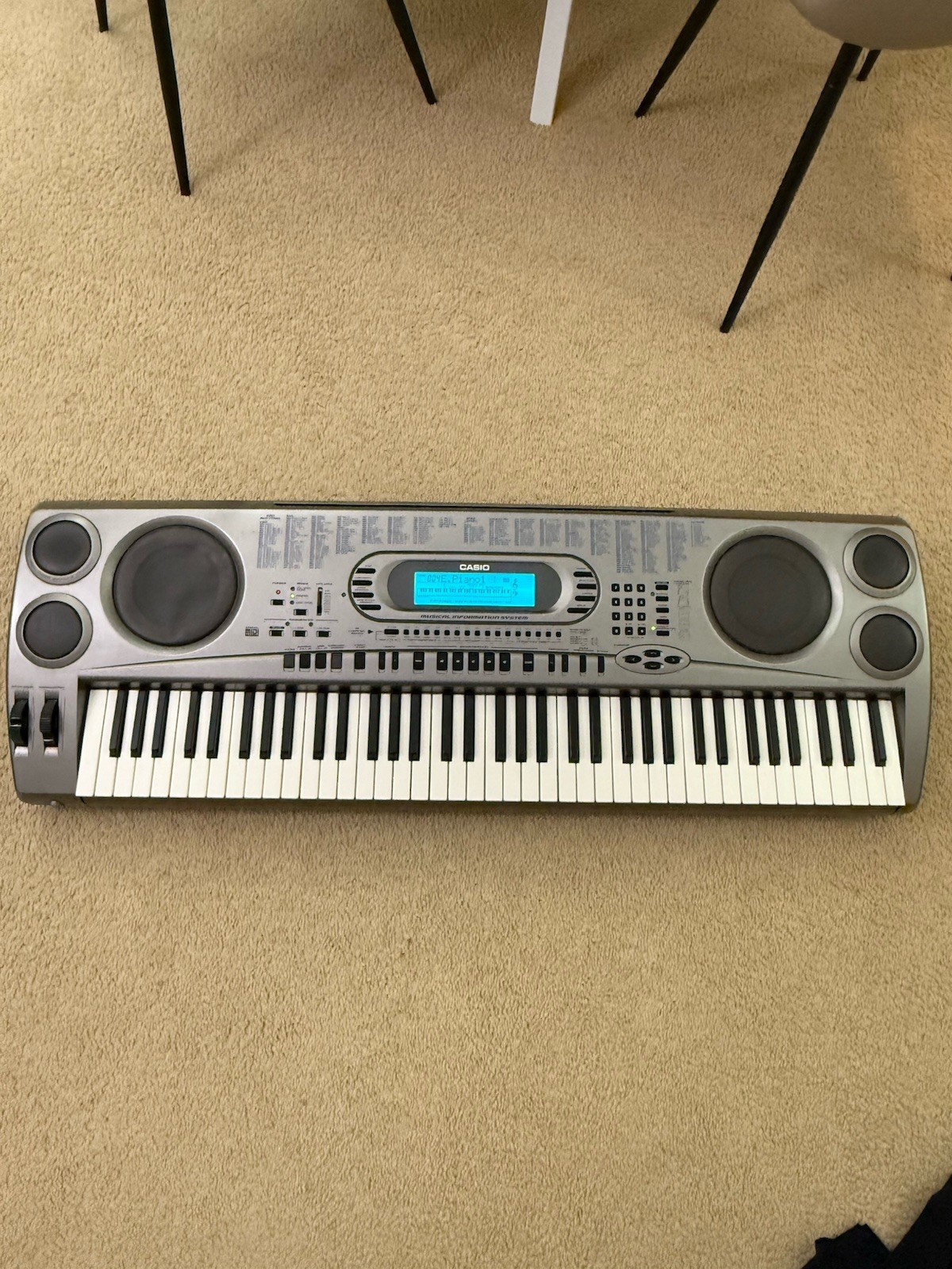 Casio WK-1630 76-Key Electronic Keyboard Works on Batteries / No AC Power (Read)