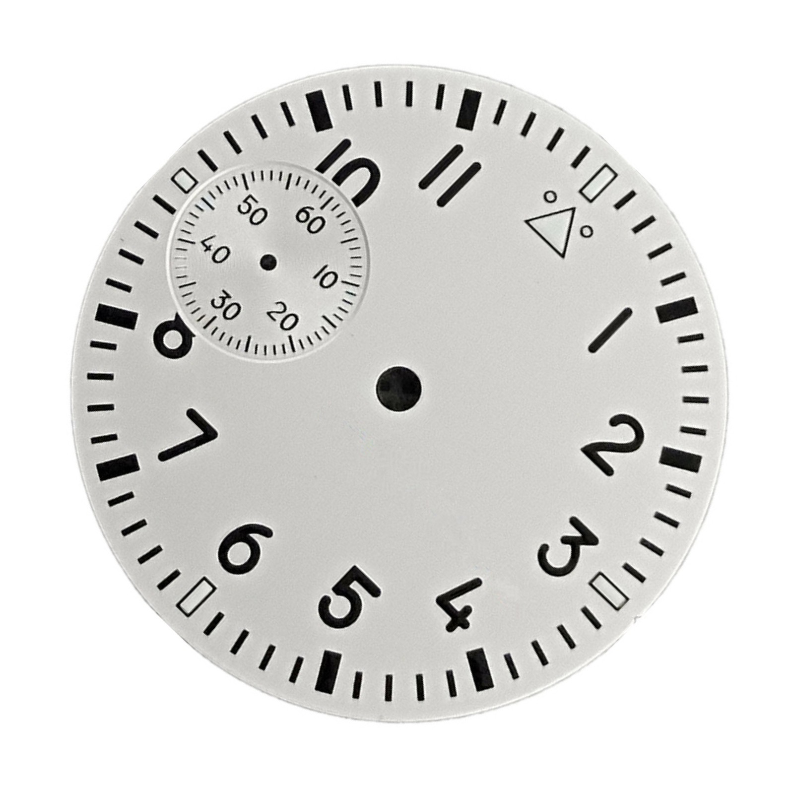 New White Watch Dial Green Luminous For Seagull ETA 6497 ST3600 Movement H