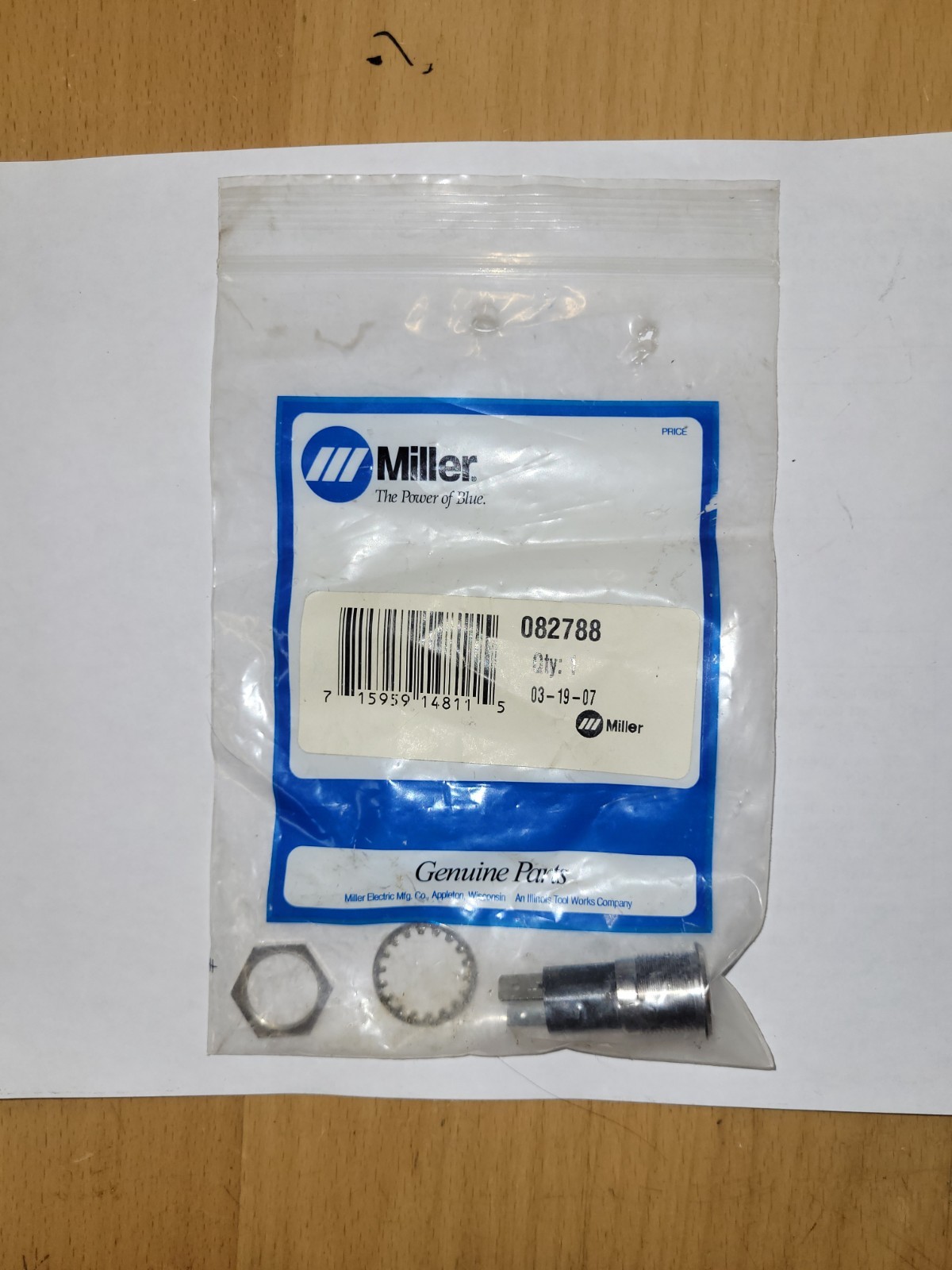 MILLER 082788 HOLDER,LIGHT IND ONLY BAYONET BASE