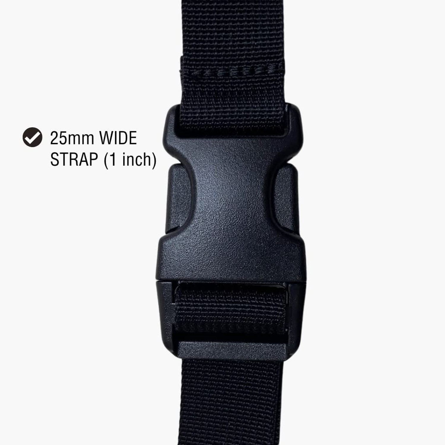 Multi Purpose Utility Strap with Duraflex Buckle 1” x 45” Quick Rele