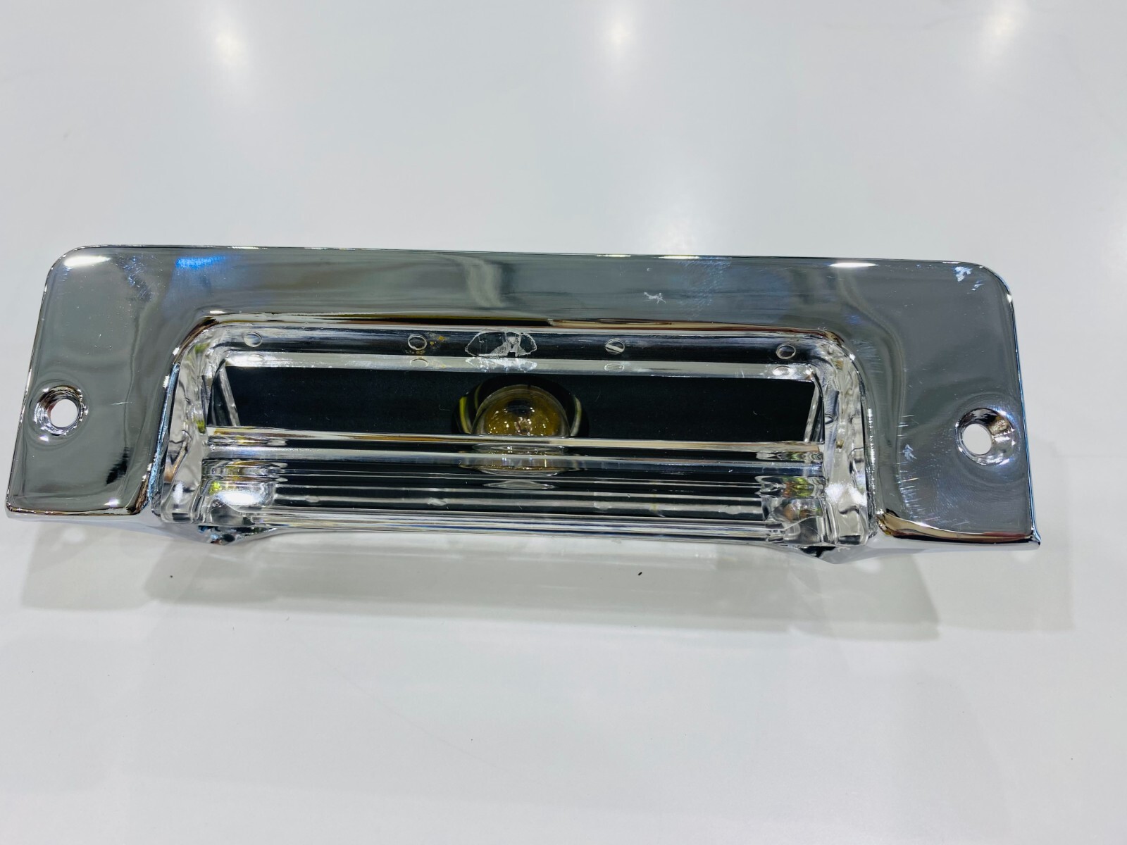 License Plate Light Assembly Fits 57 Chevy.
