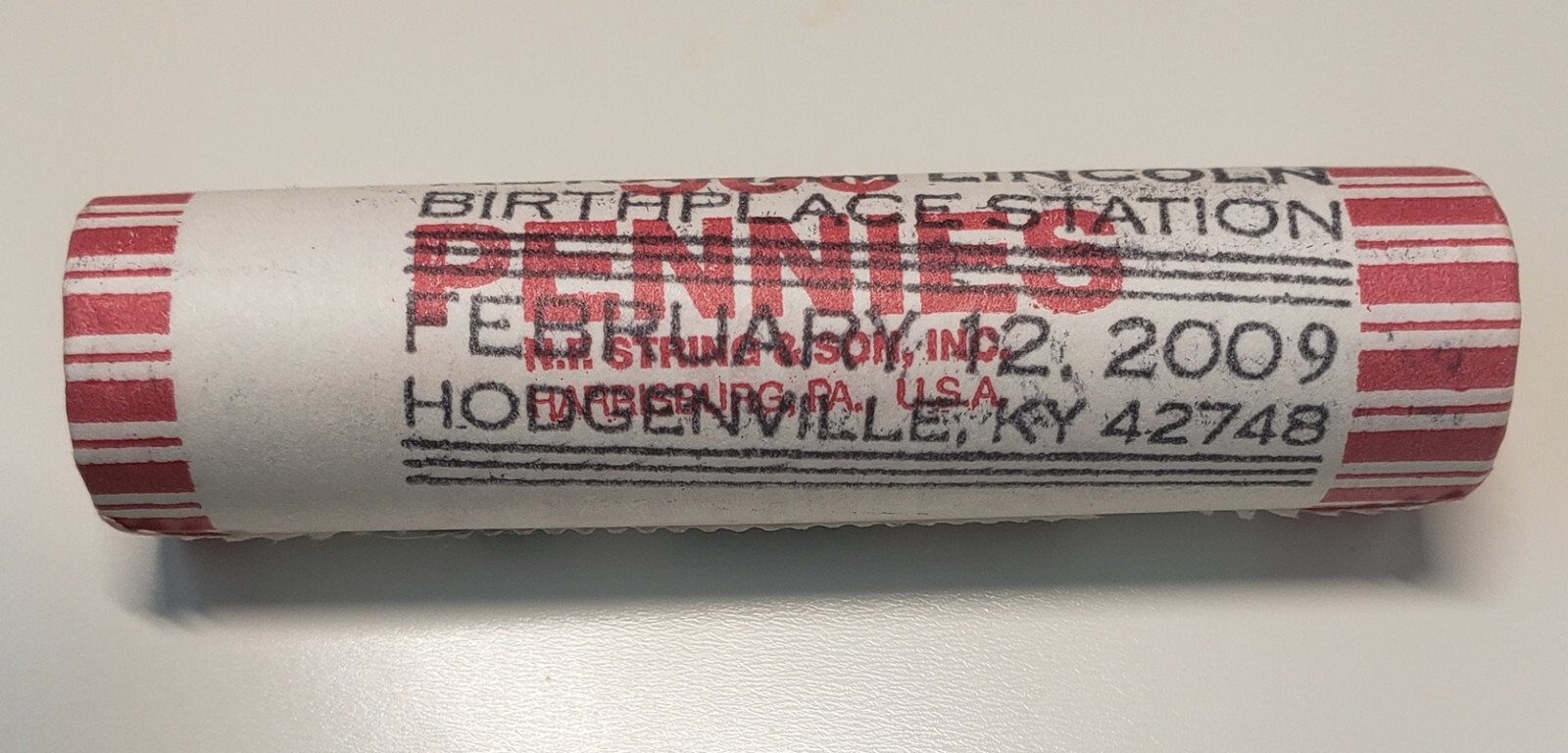 2009 P Lincoln Bicentennial Birth & Early Childhood Hodgenville, KY Cent 1 Roll