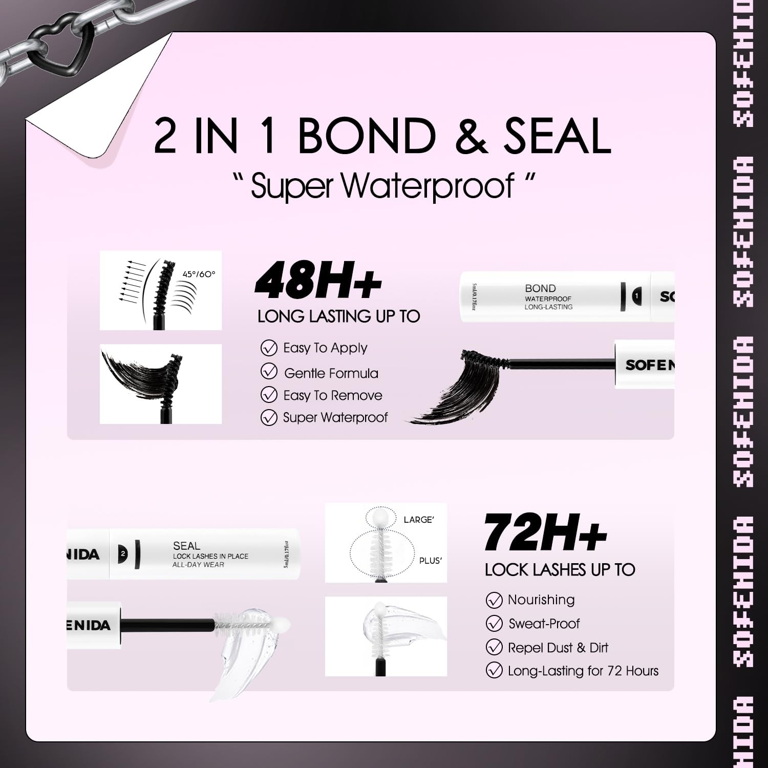 Lash Clusters Kit 80D 10-18mm Volume Eyelash