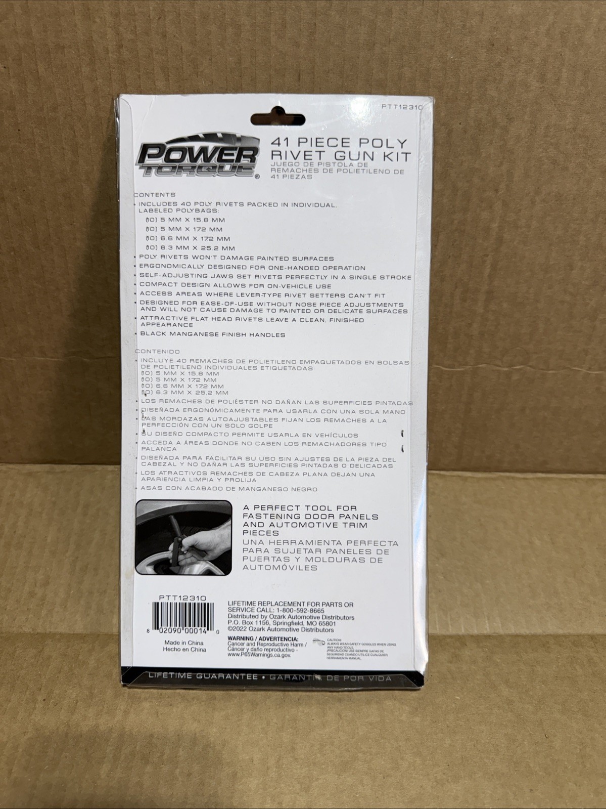 Power Torque 41 Piece Poly Rivet Gun Kit