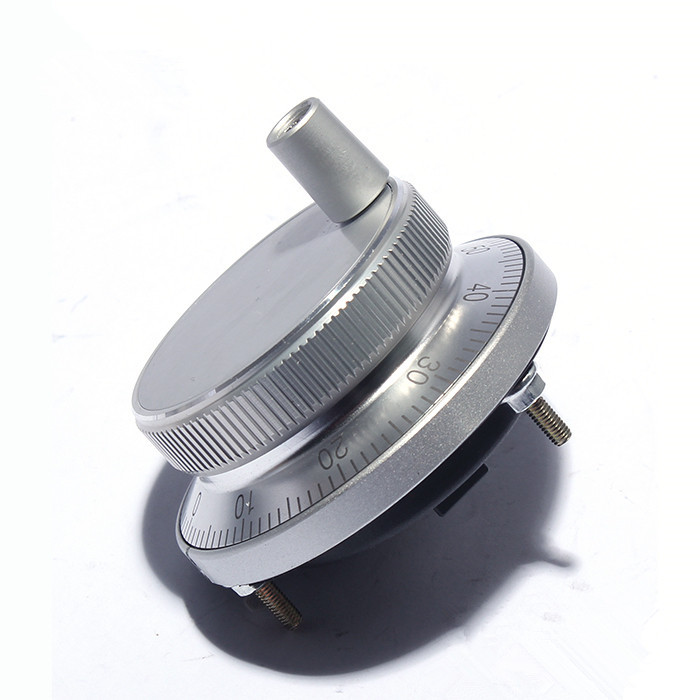 Silver 6 Terminal 100PPR Eletronic Hand Wheel Manual Pulse Generator Encoder CNC
