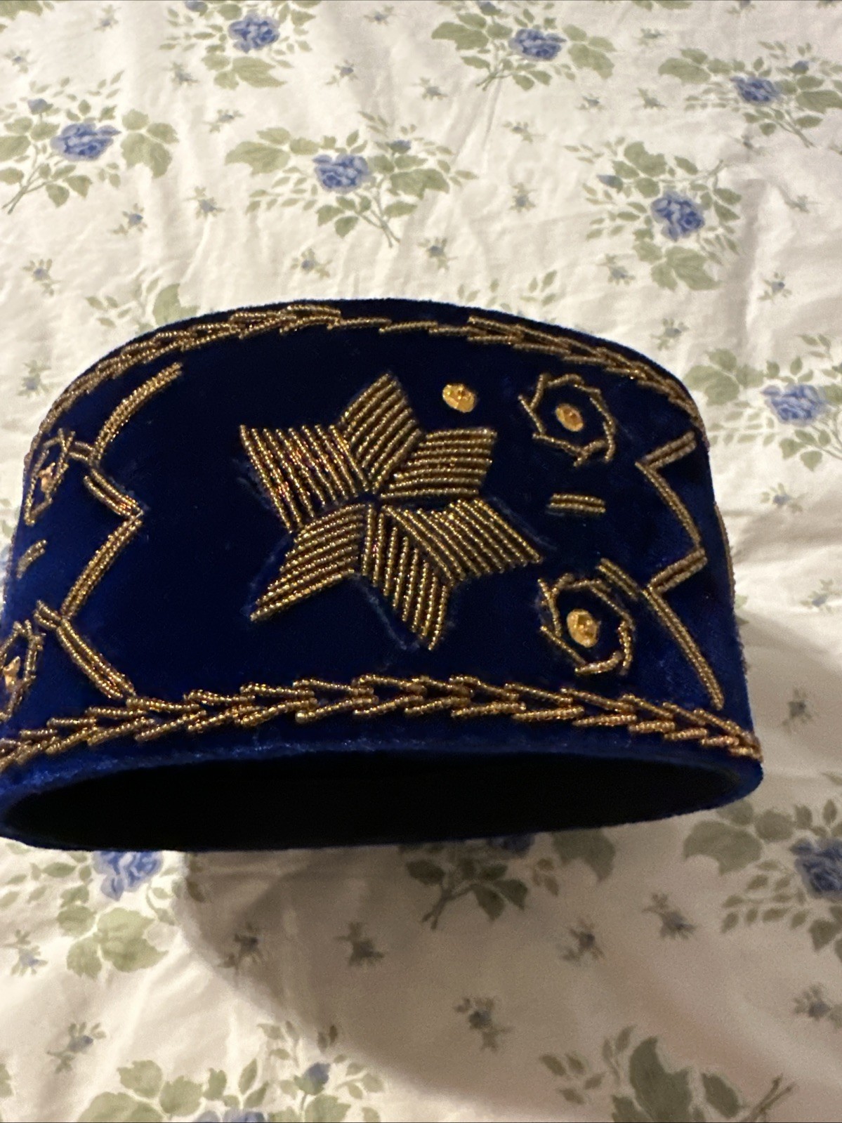 Igbo Oso Velvet Cap African Wedding Hat
