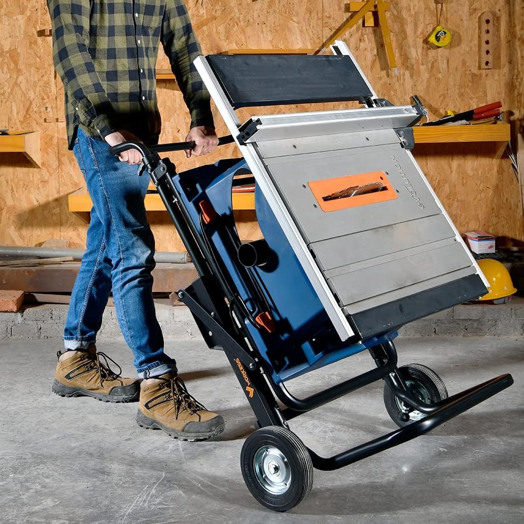 Portable Table Saw Stand, 330 Lbs Load Capacity Rolling Foldable Table Saw Table
