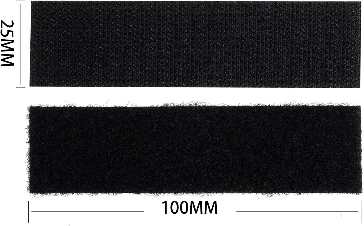 Versatile 1 Inch x 4 Inch Hook and Loop Strips - 15 Adhesive Sets for Easy Use