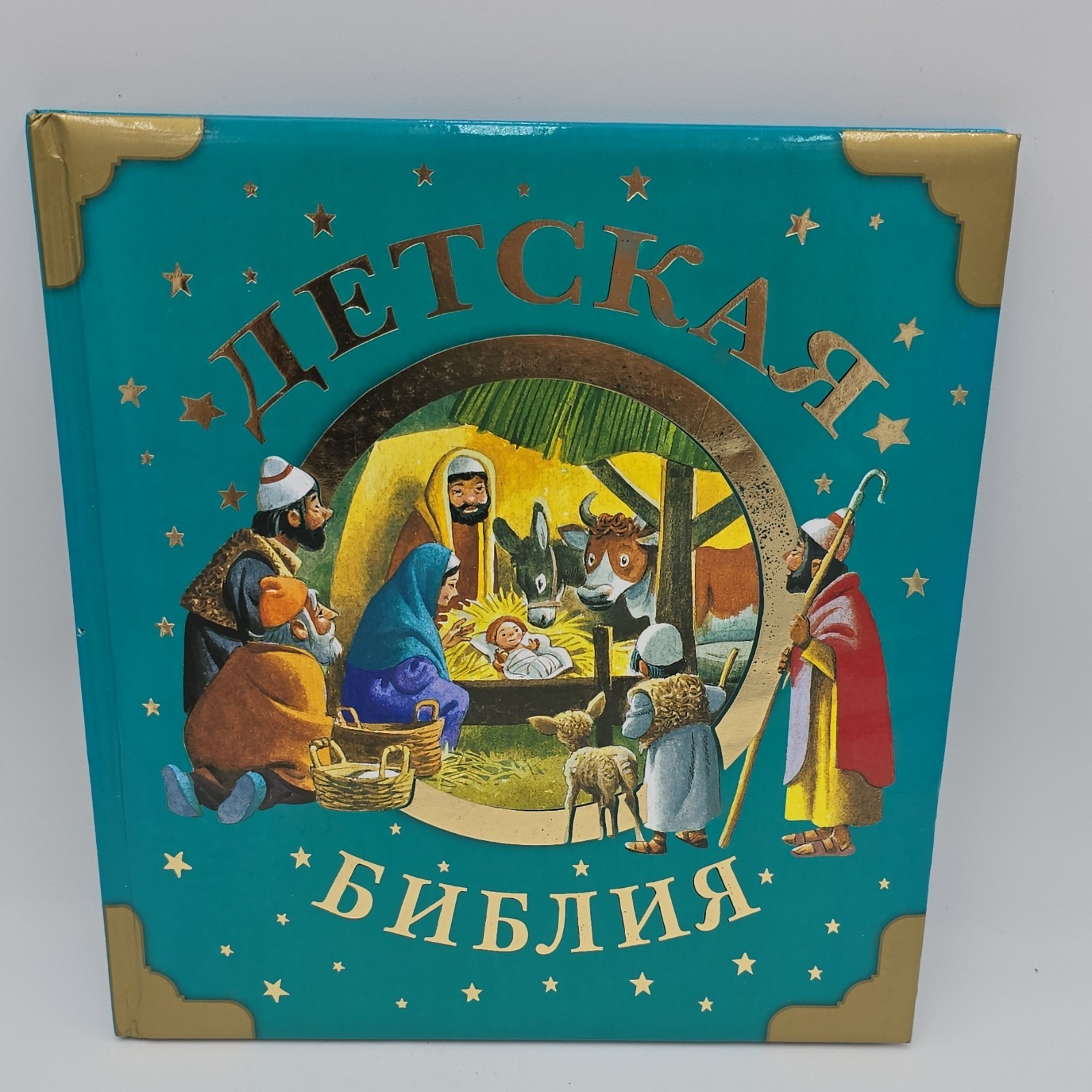 Russian Children's Illustrated Bible Book in Russian by Tony Wolf Storybook