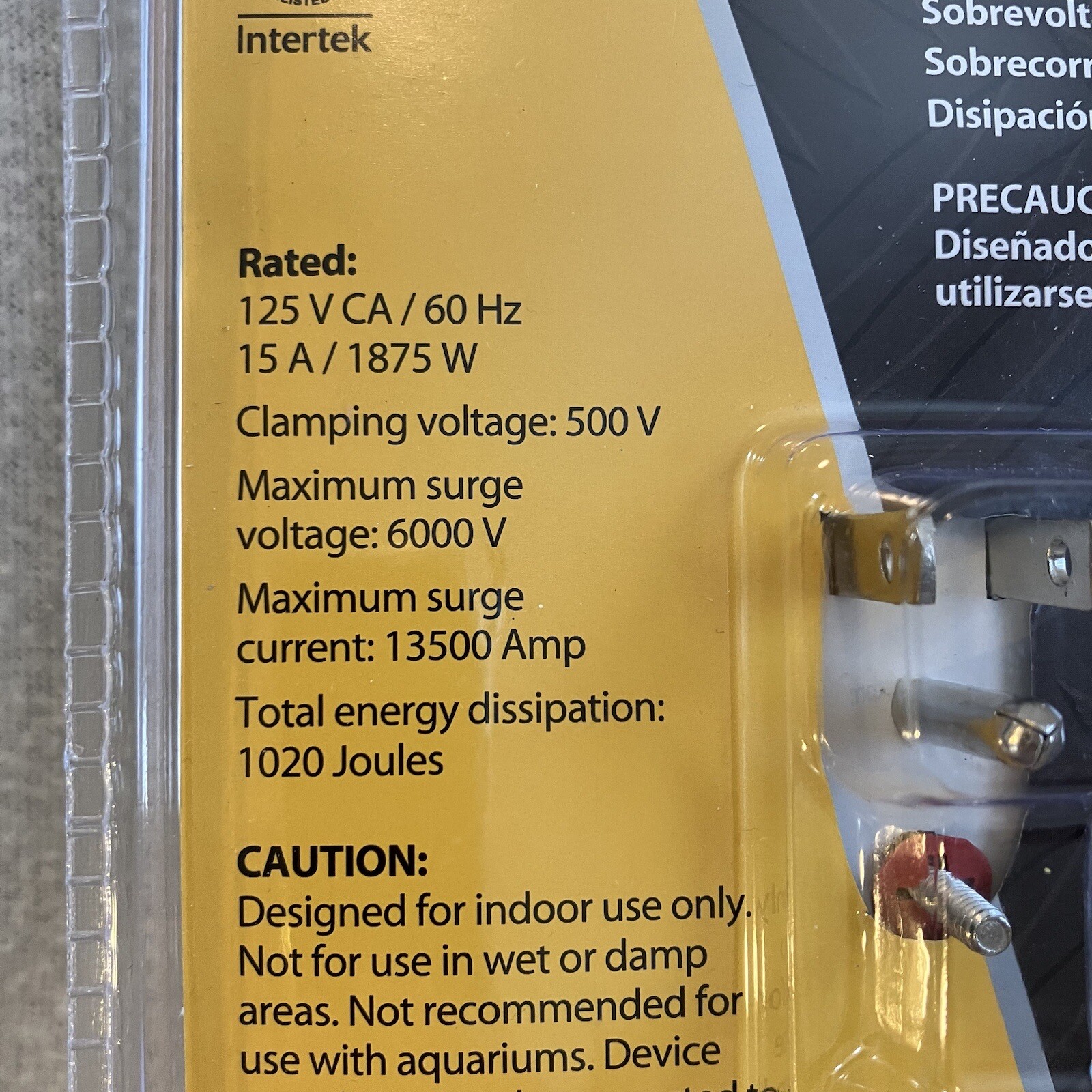 ELECTRICAL WORK ZONE 6-OUTLET SURGE PROTECTOR CUBE - Great Protection