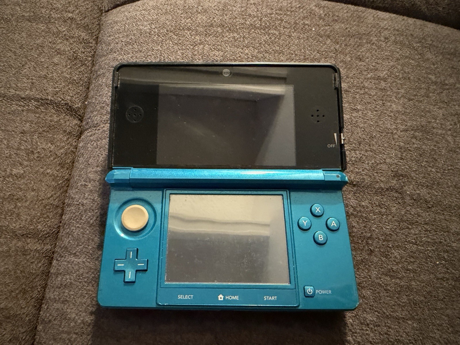 Nintendo 3DS Handheld System - Aqua Blue For Repair