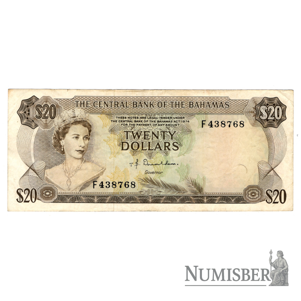 Bahamas - 20 Dollars - 1974 - P39